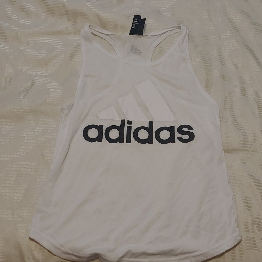 Adidas White Tank Ladies